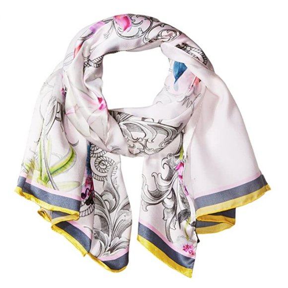 Ted Baker London Accessories - TED BAKER Passion Flower Arubi Long Silk Scarf